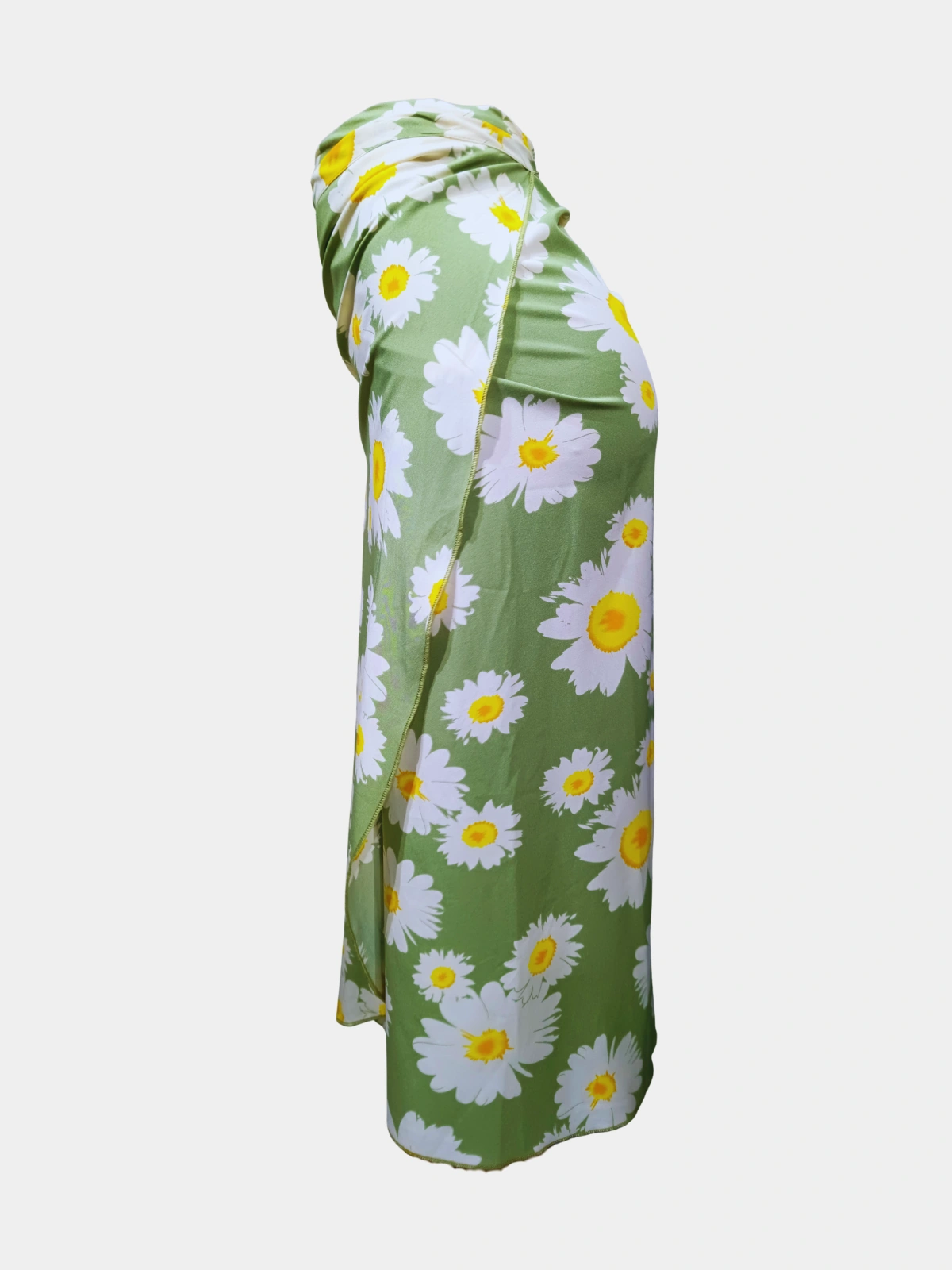 Green Daisy Wrap Skirt